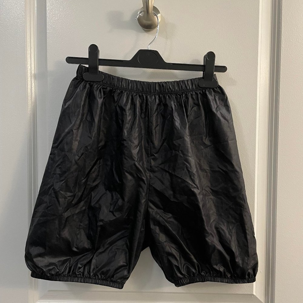 Body Wrappers Black Athletic Shorts with Elastic Hem